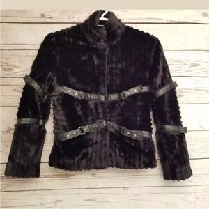 Furs by Joseph faux fur jacket size M